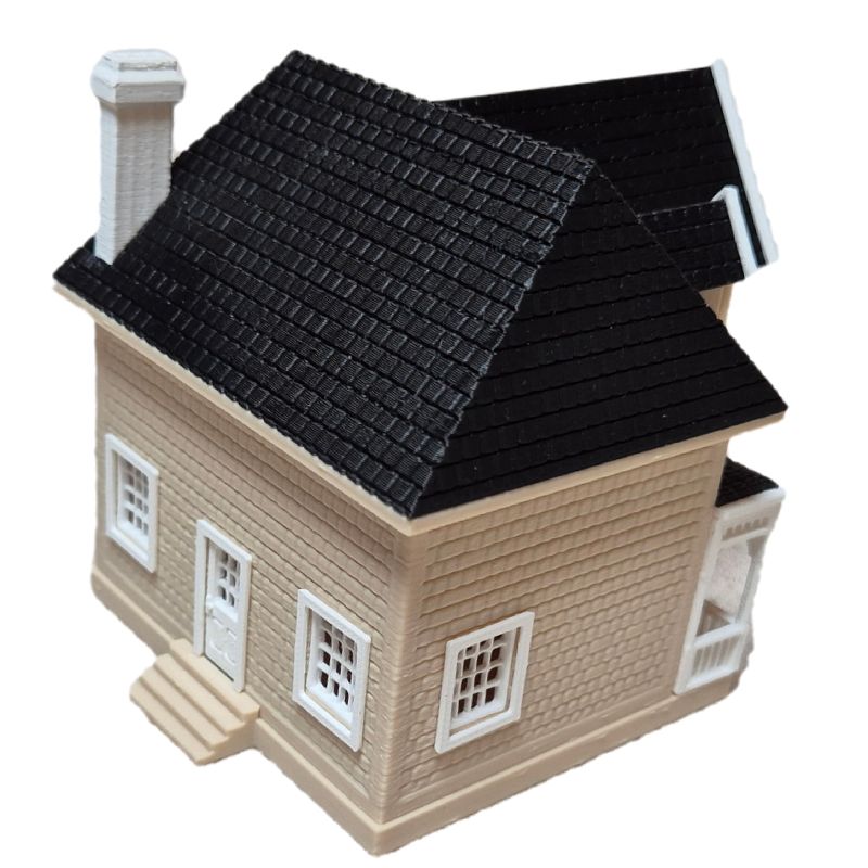 H0 Scale Victorian Cottage by György Agárdi | Download free STL model ...
