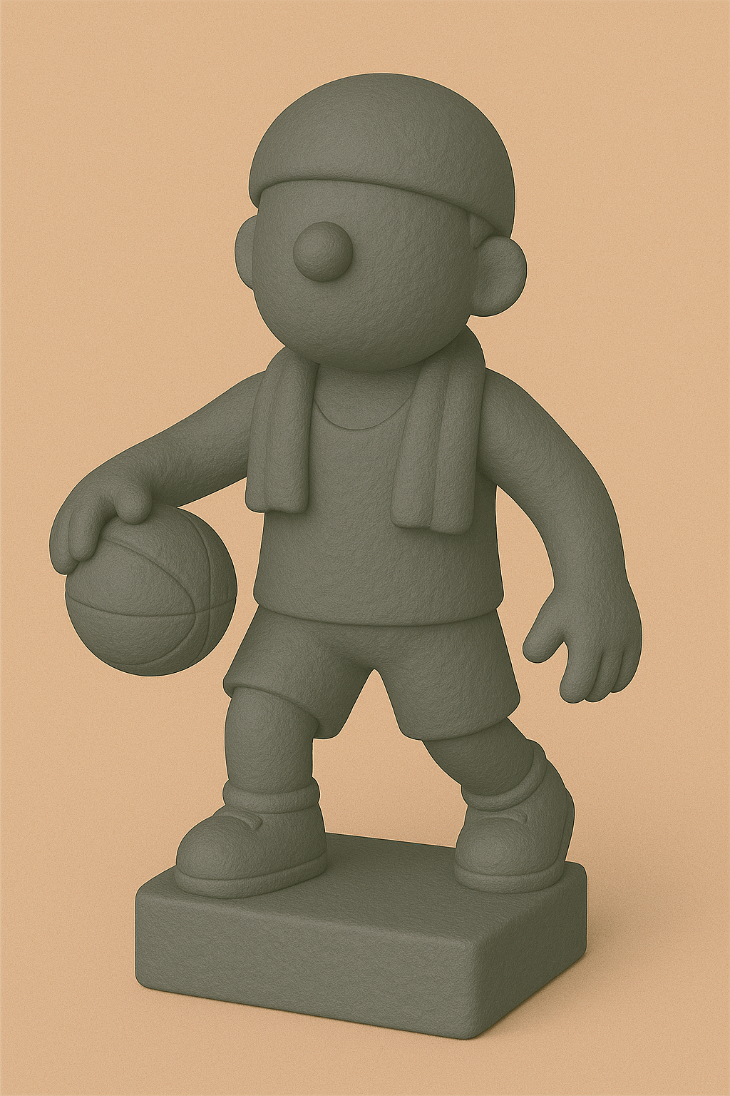 Cute lil' Basketball player