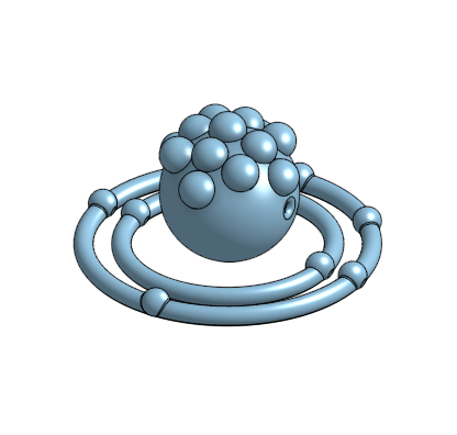 nitrogen molecule model