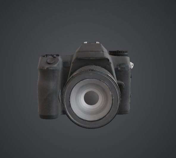 DSLR Camera 3D Printable Model – Professional Photography Prop