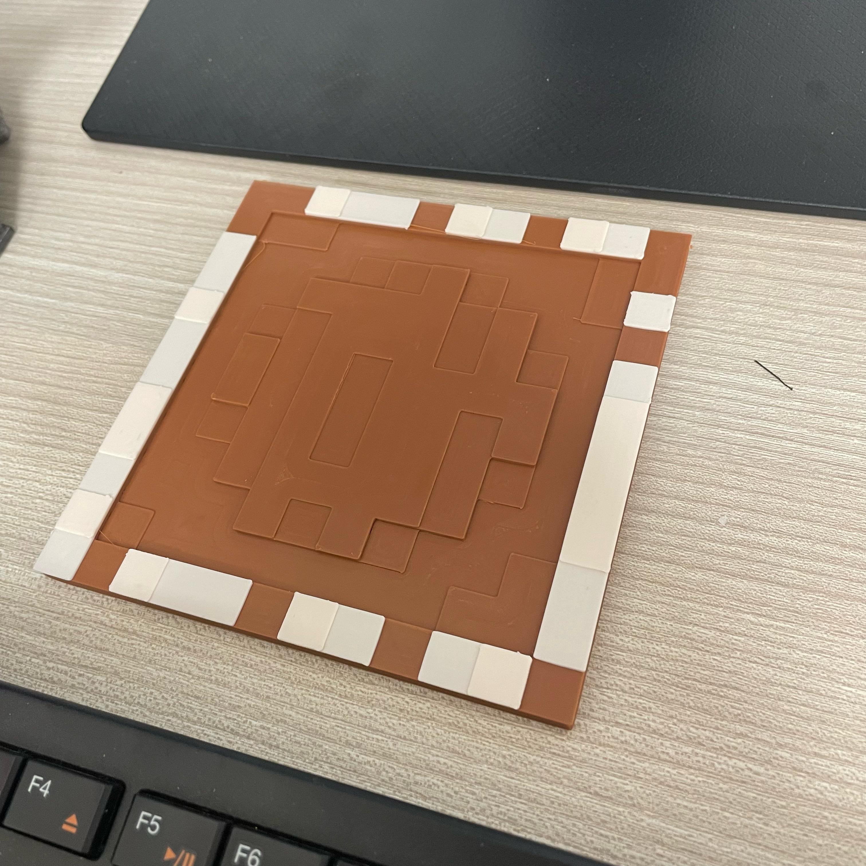 Miniatura 2 do modelo 3D Minecraft Item Frame