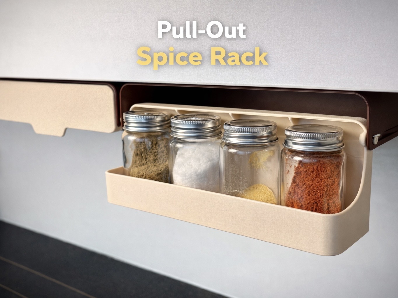 Spice Rack Organizer | Pull-Out Holder