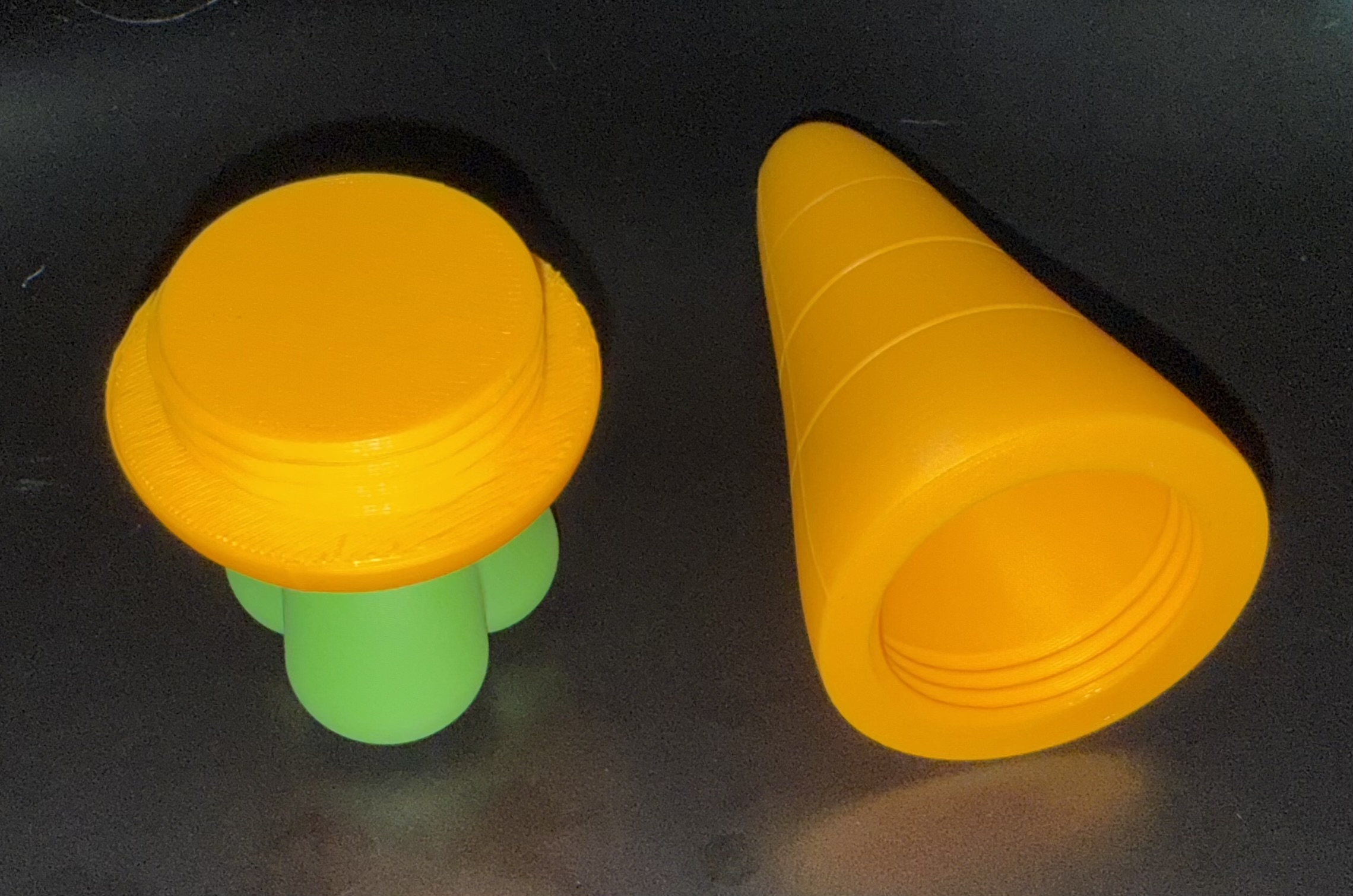 Screw Top Hollow Carrot