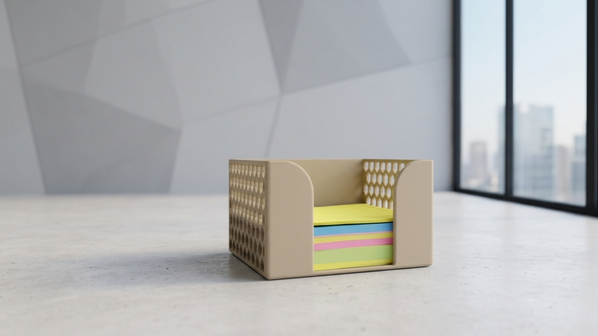 Post-it note holder 3D model