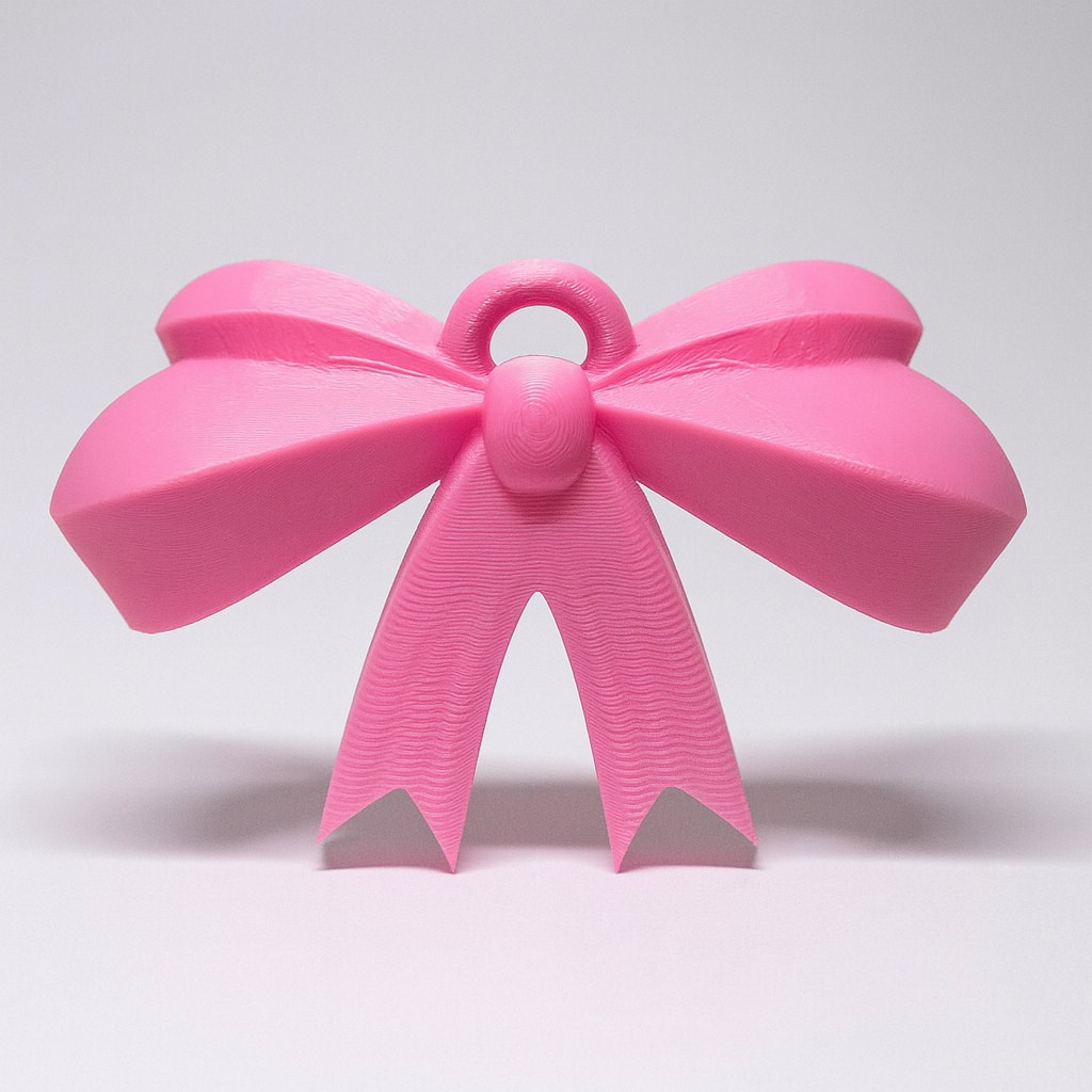 Ribbon Bow Christmas Ornament – PLA Printable Decoration