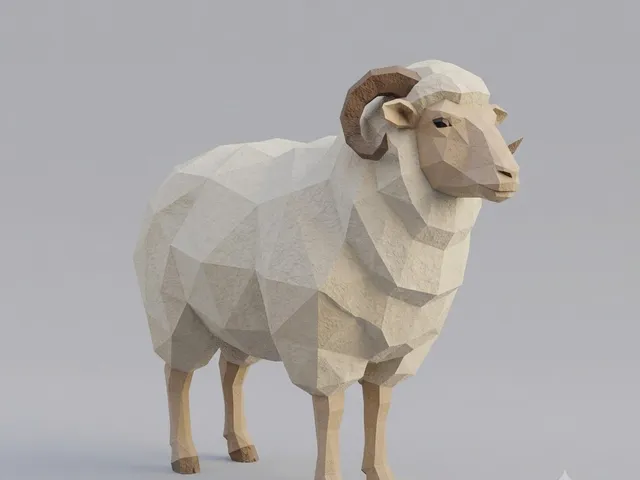 Low Poly Sheep