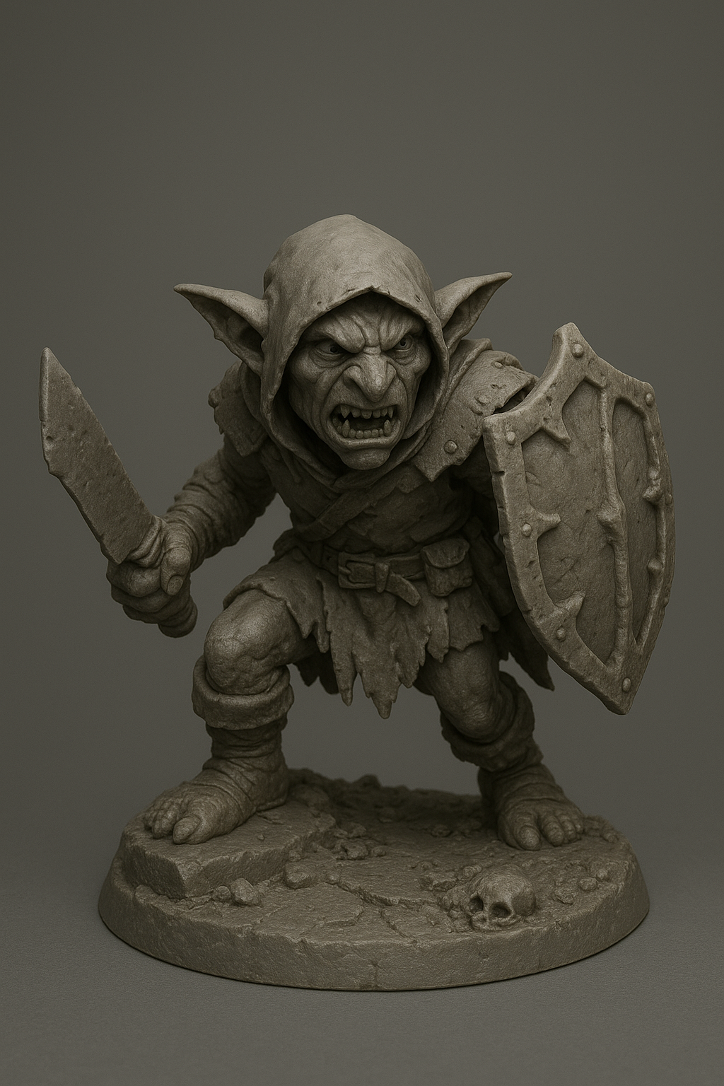 Grashnakk the Maw – Warden of the Cracked Fang | 32mm & 75mm Fantasy Miniature | FDM & Resin