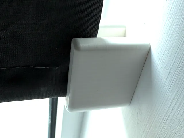 Roller blind holder to prevent flapping