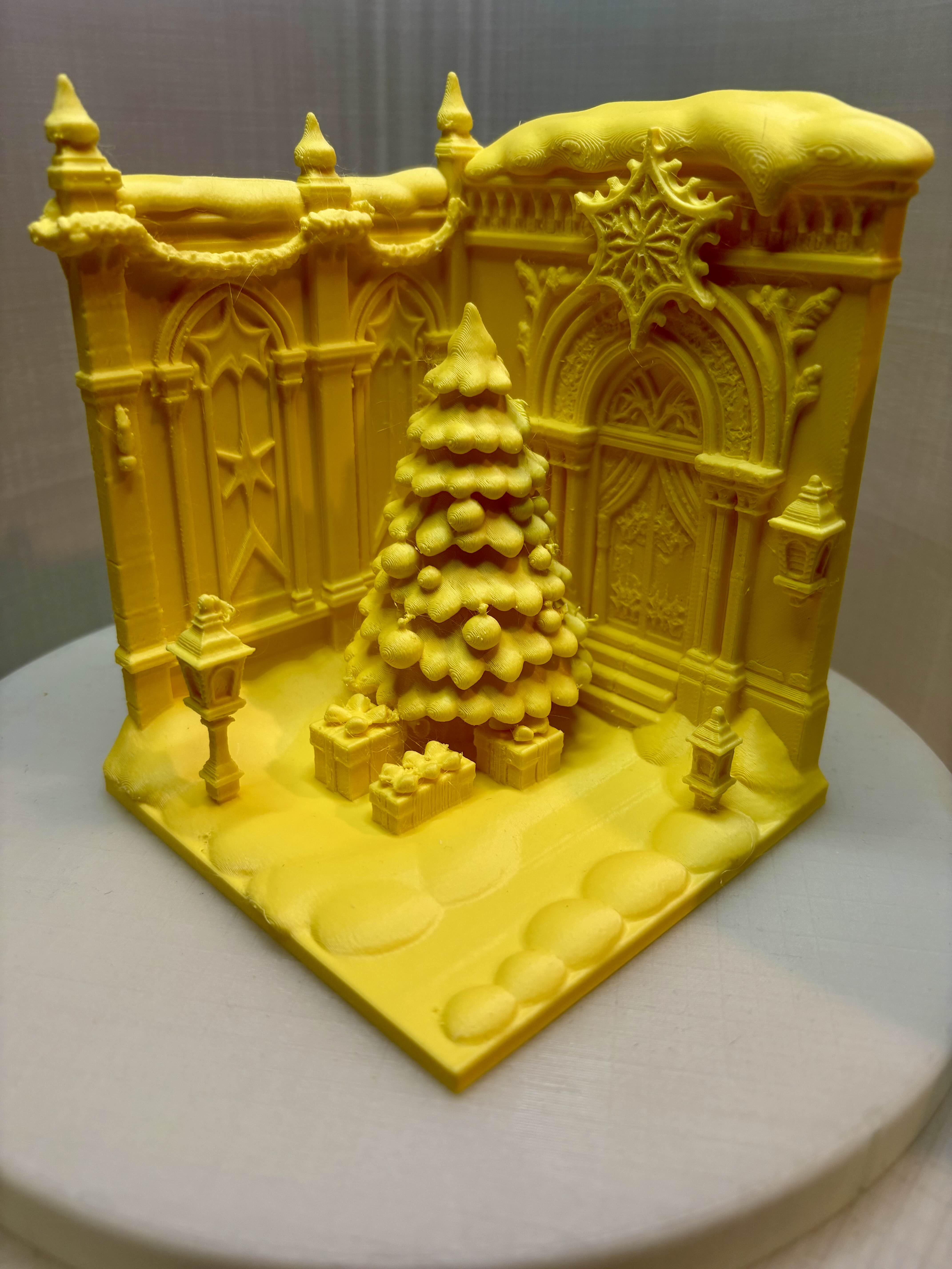 Frostlight Courtyard – The Winter Gate of Gifts