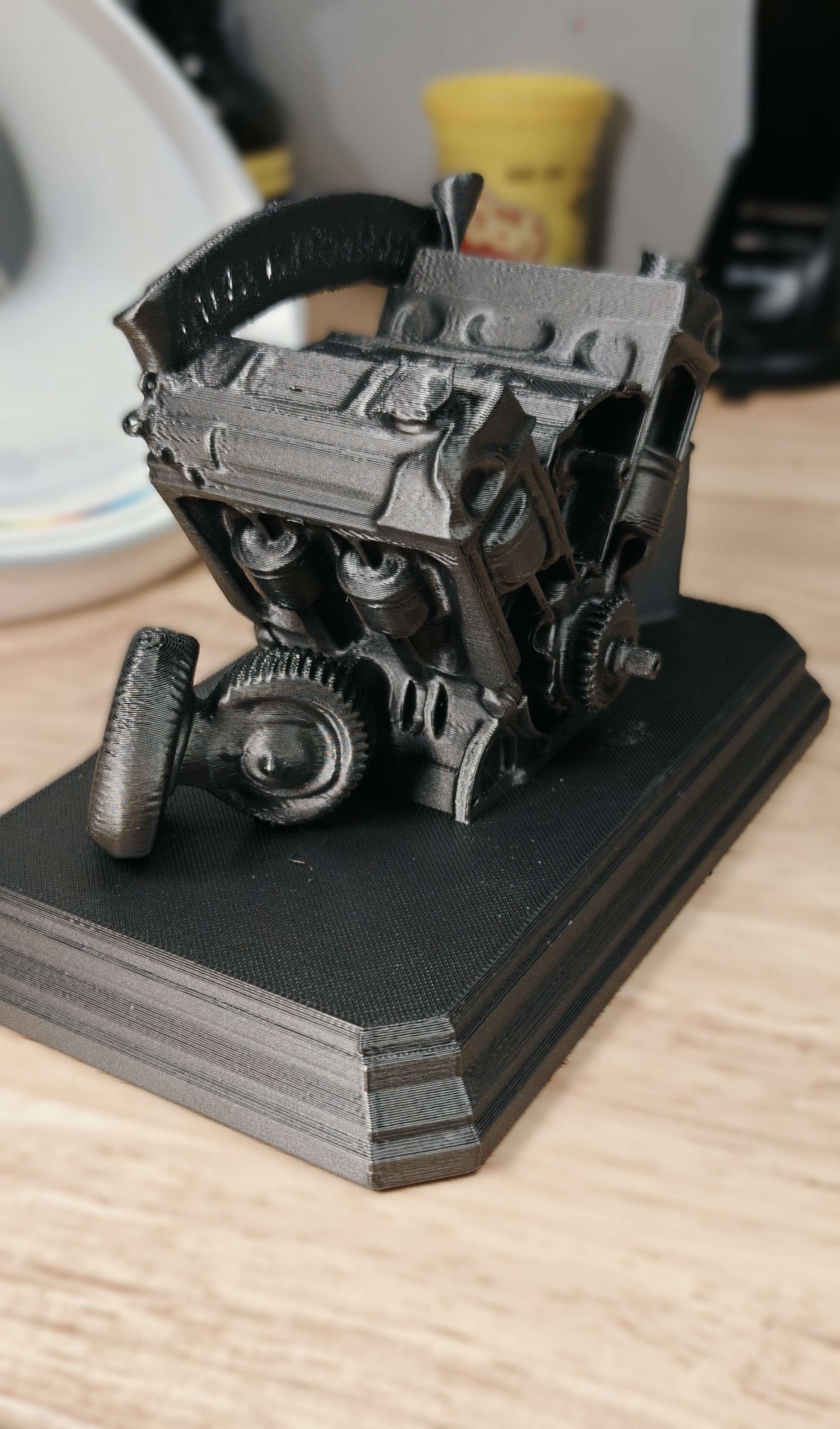Engine V8, Trophy, Award for Mechanic, Garage Award — thumbnail 4