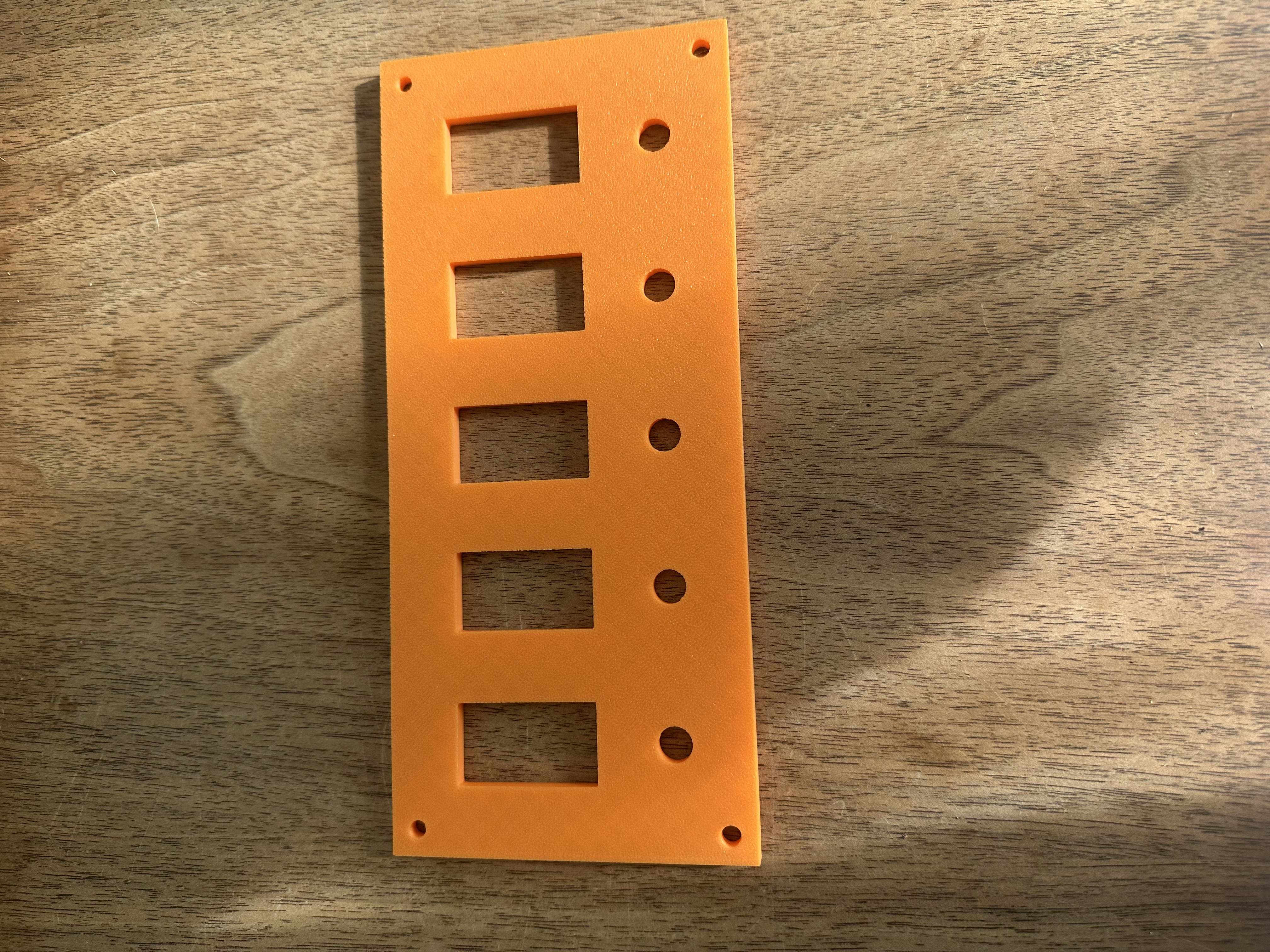 Marine rocker switch panel