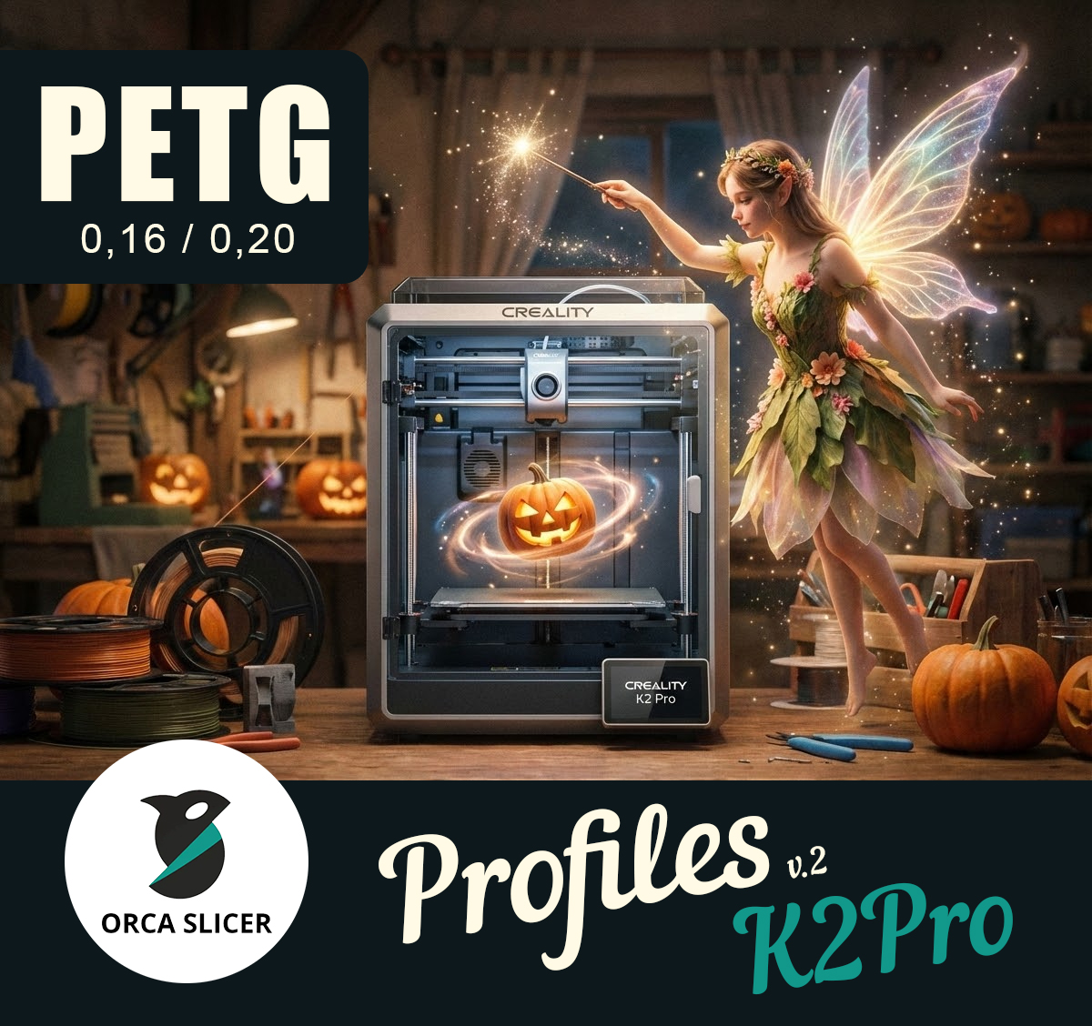 Profile for Creality K2Pro (OrcaSlicer) for PETG.