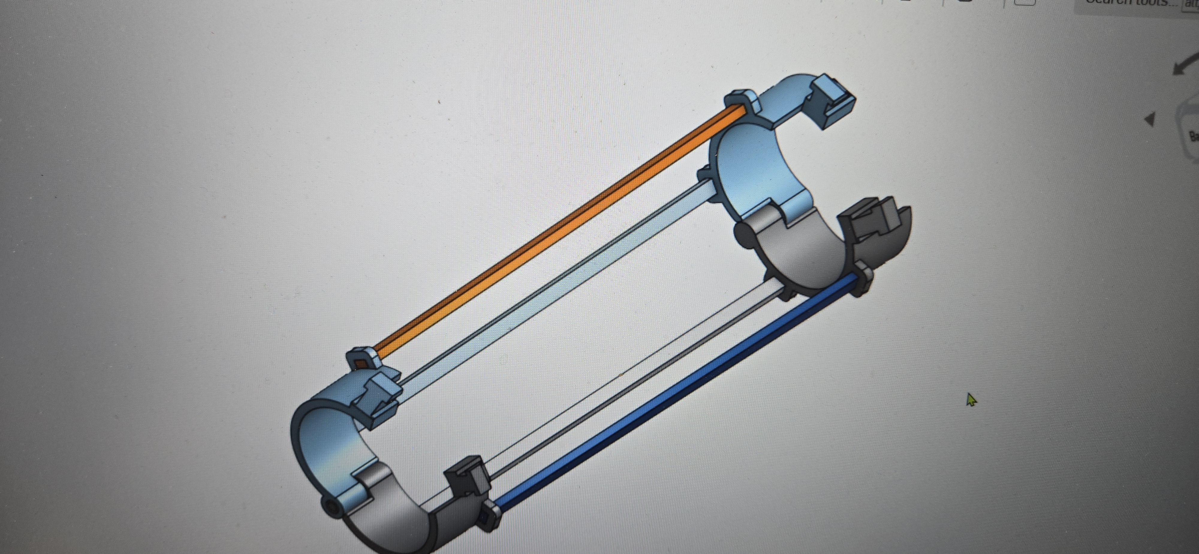 Fly-Away Rail for 38mm Rocket 3D model