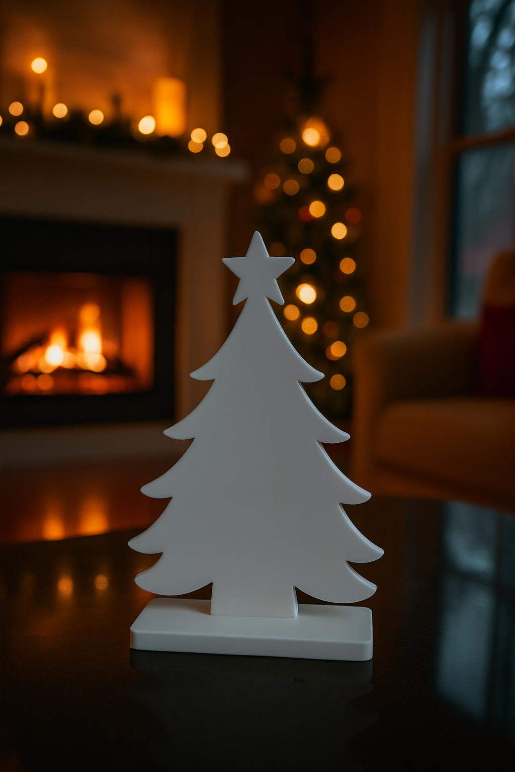 Minimalist Christmas Tree Decoration – Easy 3D Print