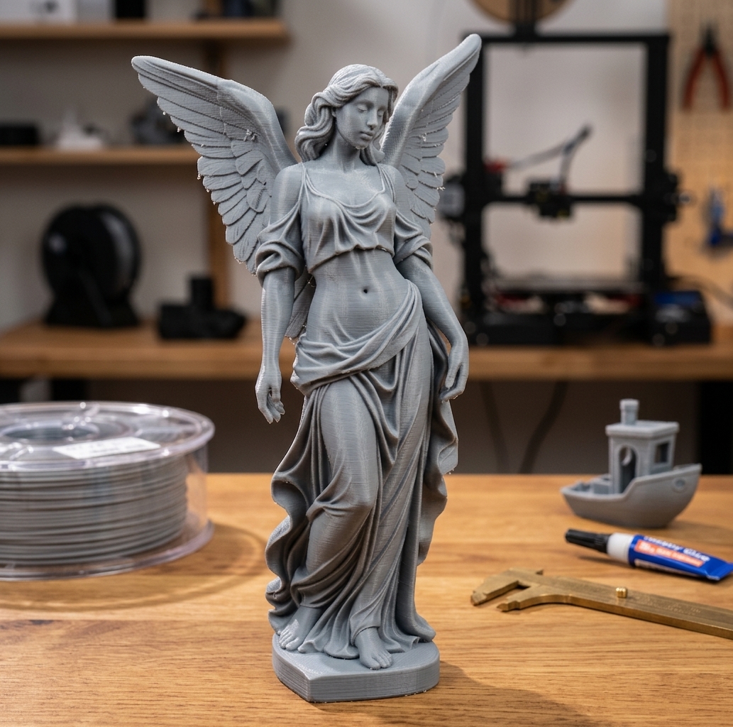 female angel statue