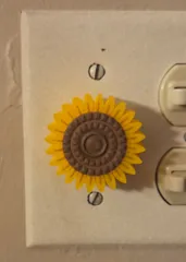 Sunflower Dimmer Knob