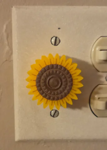 Sunflower Dimmer Knob
