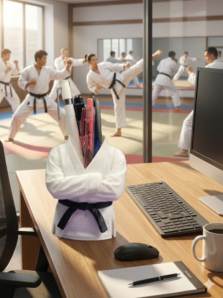 The Desk Sensei: Martial Arts Gi Pen Holder