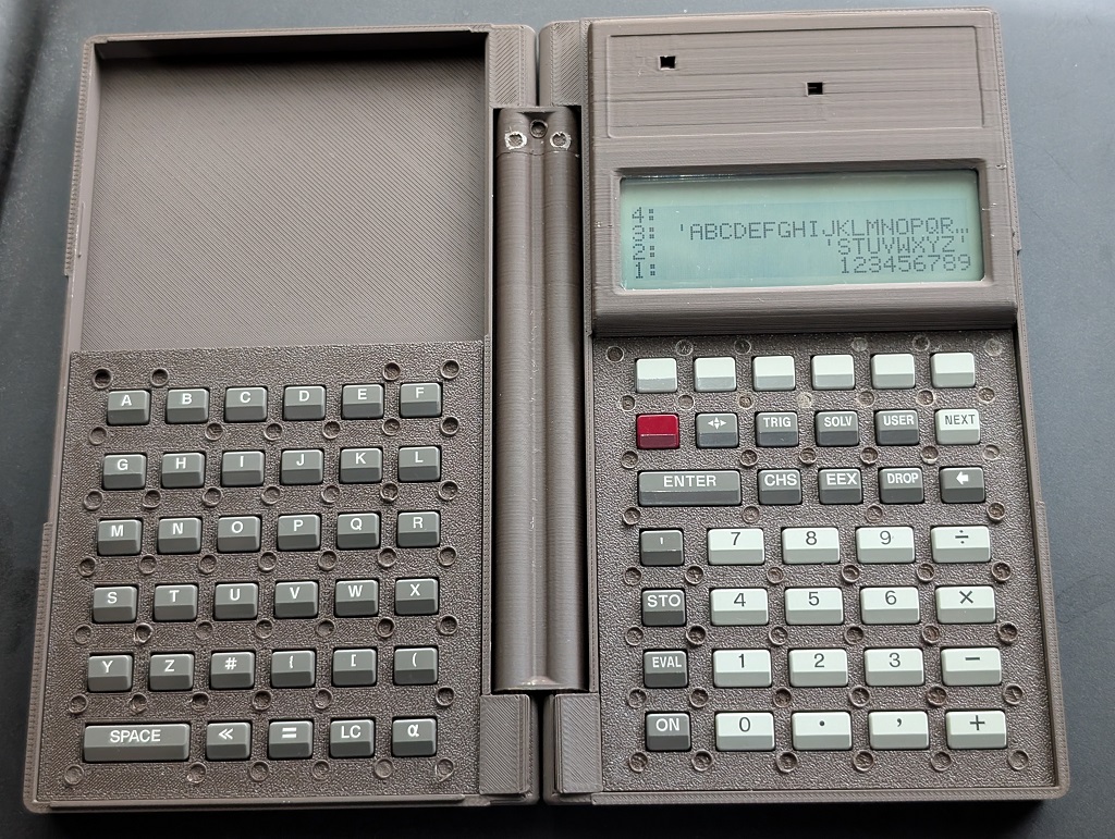 3D printable case for HP 28S calculator