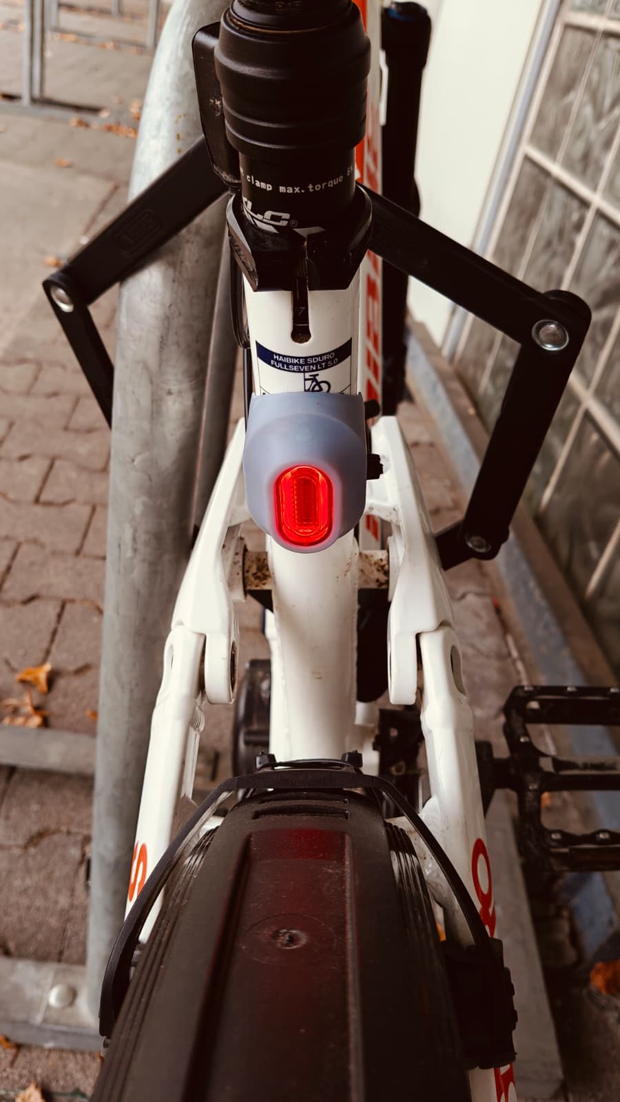 LED E-Bike light mount (back)