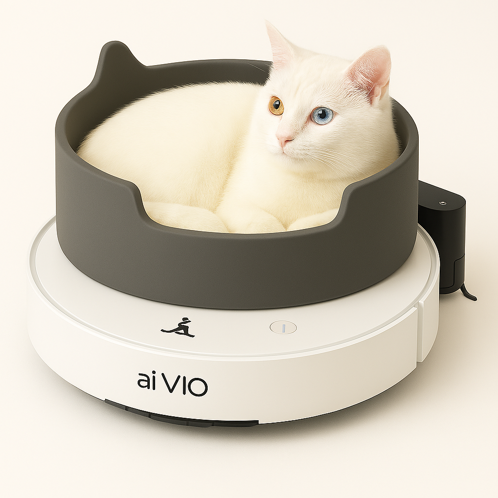 Pelíšek pro kočku na robotický vysavač/ Cat bed for robot vacuum cleaner
