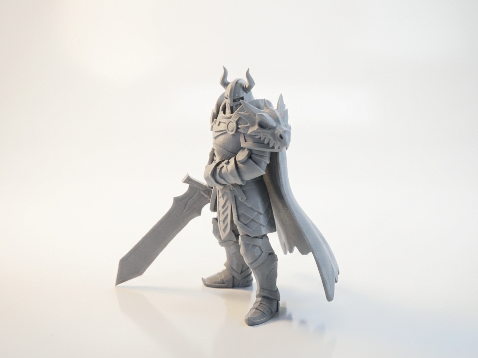 Warlord Knight Fantasy Figurine 3D Printable