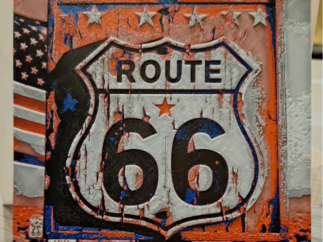Route 66 hueforge