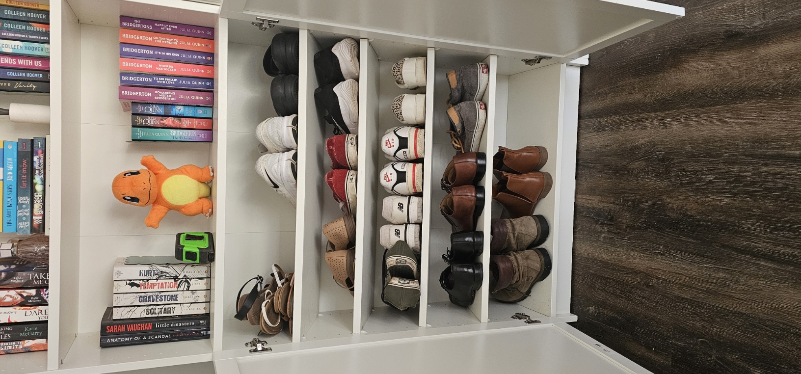 Ikea "Billy Bookcase" Hack - Shoe Rack