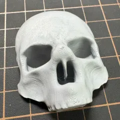 High Poly GrimDark Skull Decal