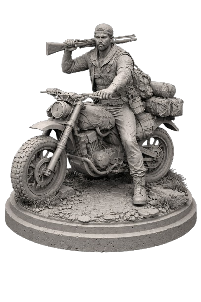 Days Gone poslední jízda Days Gone last ride 3D model