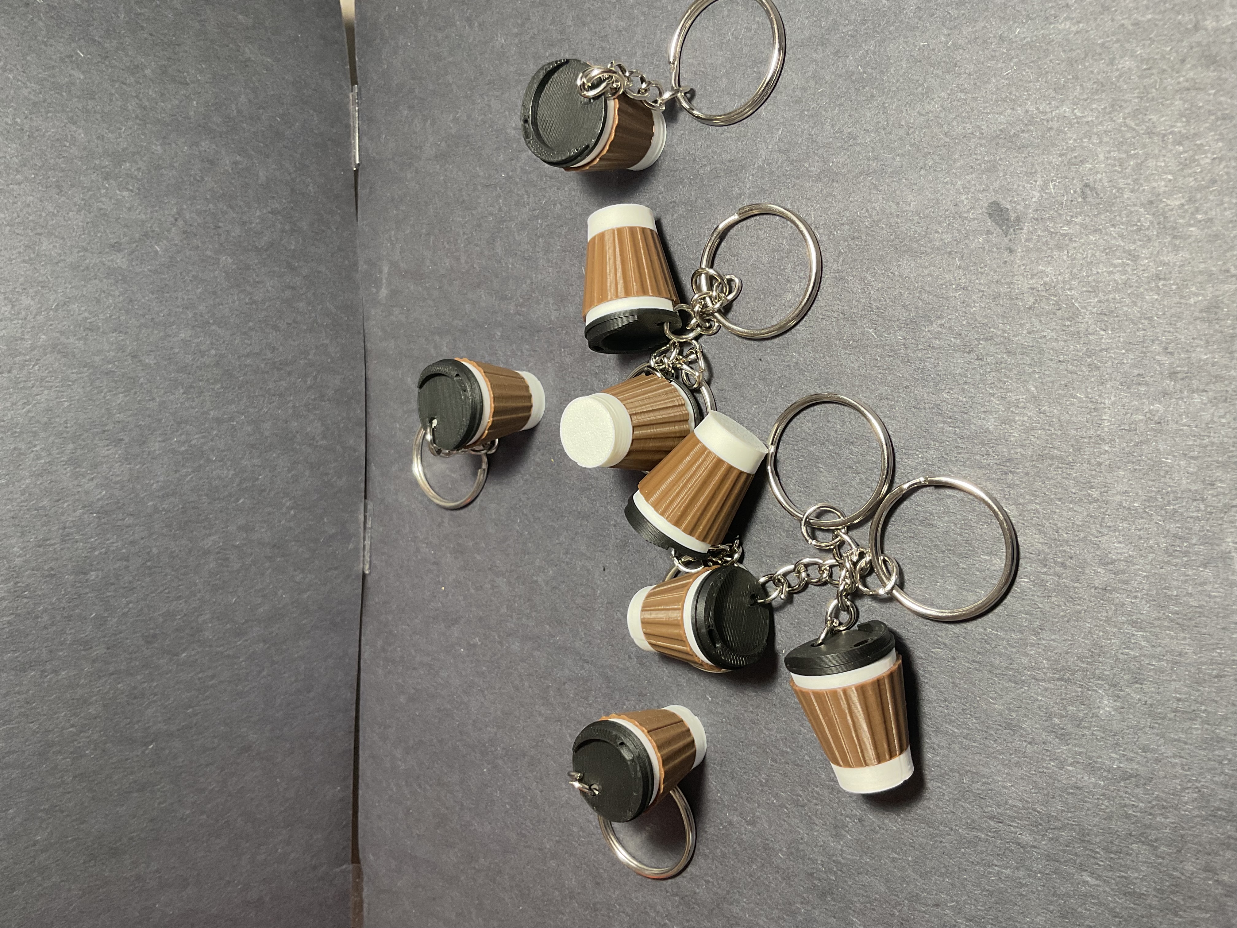 Coffee Cup Keychain (free commercial use)