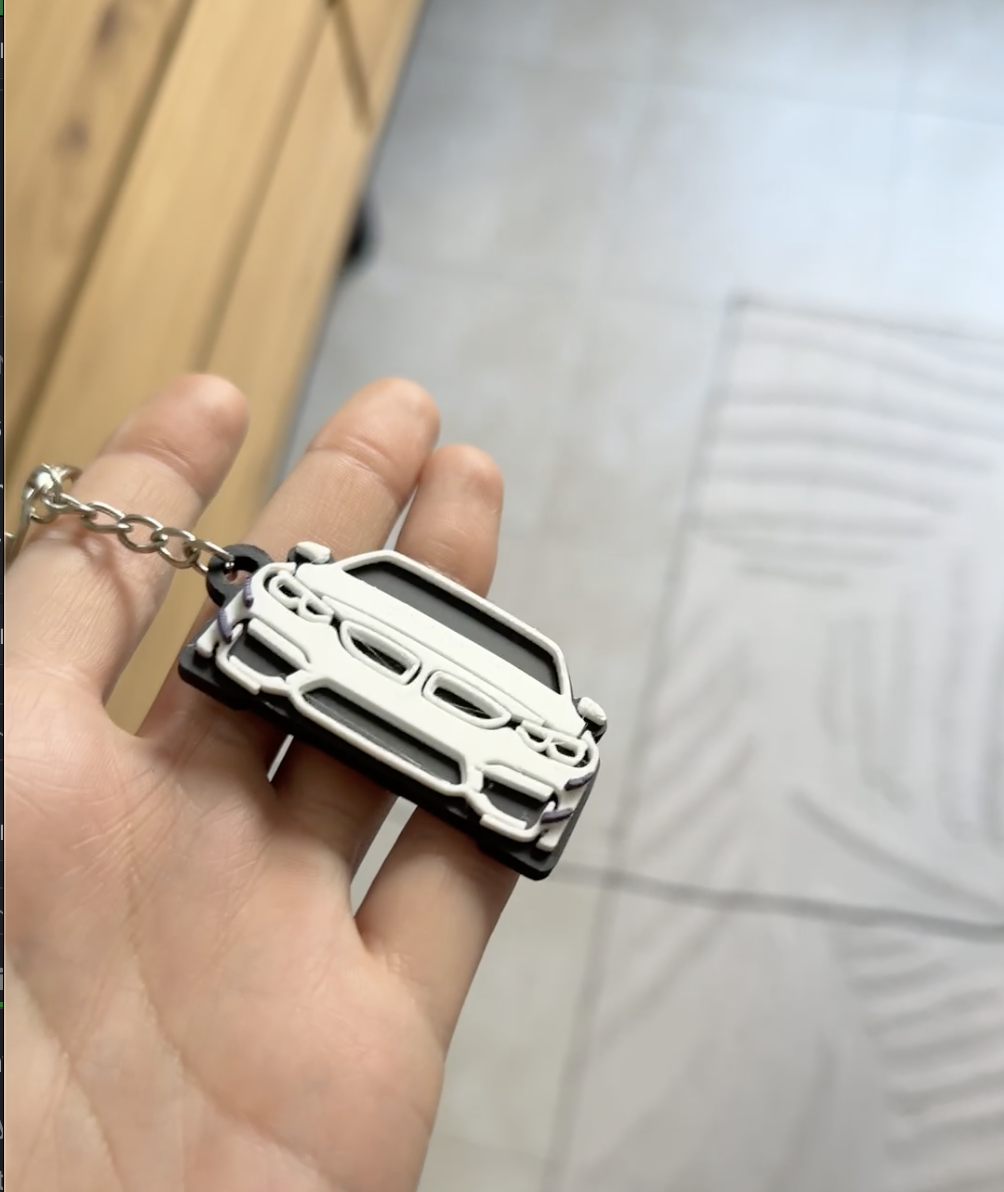 BMW M4 GT4 Inspired Keychain