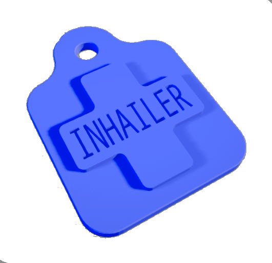 Inhaler Zipper Tag