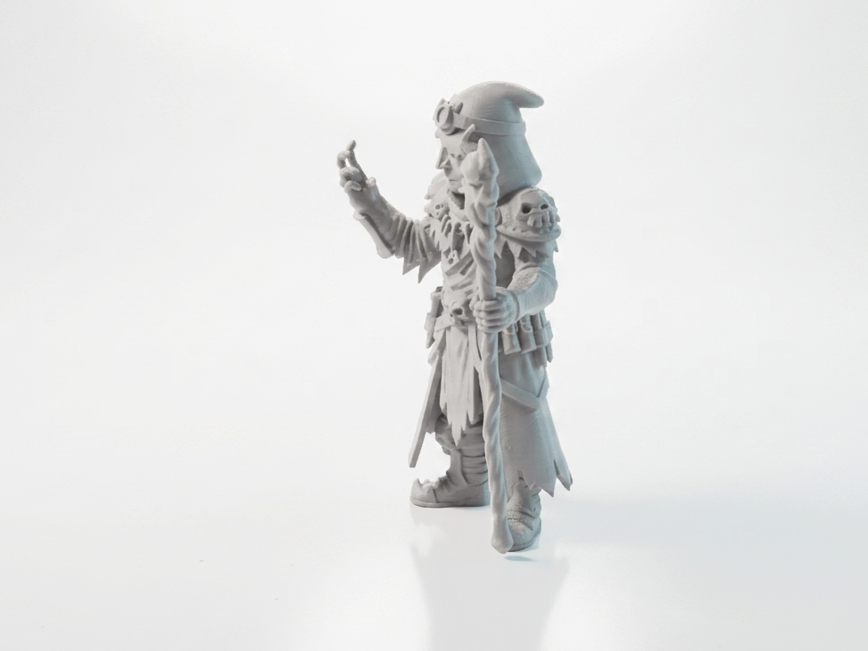 Bone Warlock Figurine Fantasy 3D Printable