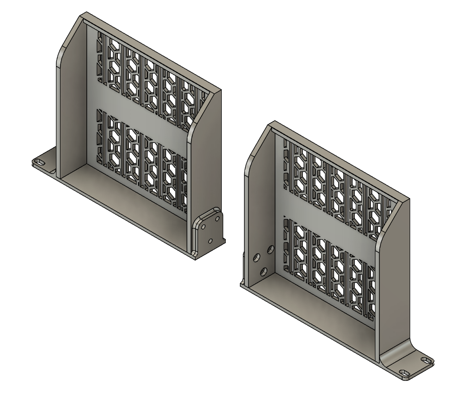Closed Shelf 19-inch Modular Rack Mount