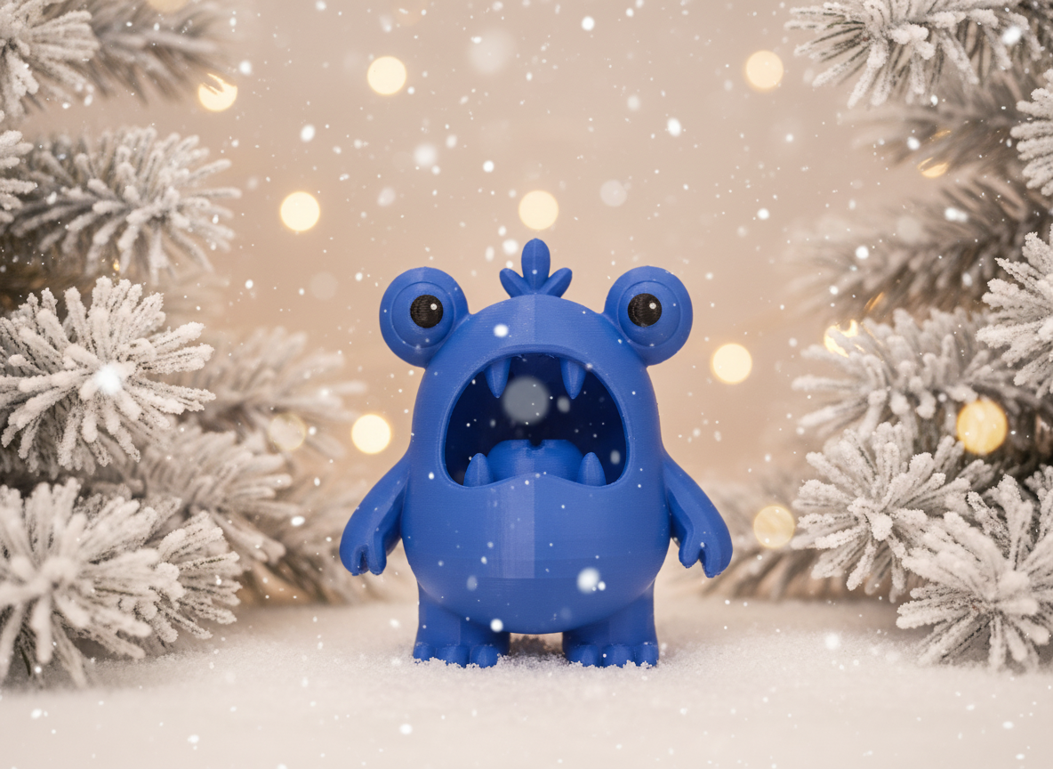 Eyestalk Monster with Wide Open Mouth Toy