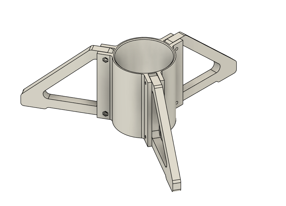 Oxygen cylinder stand