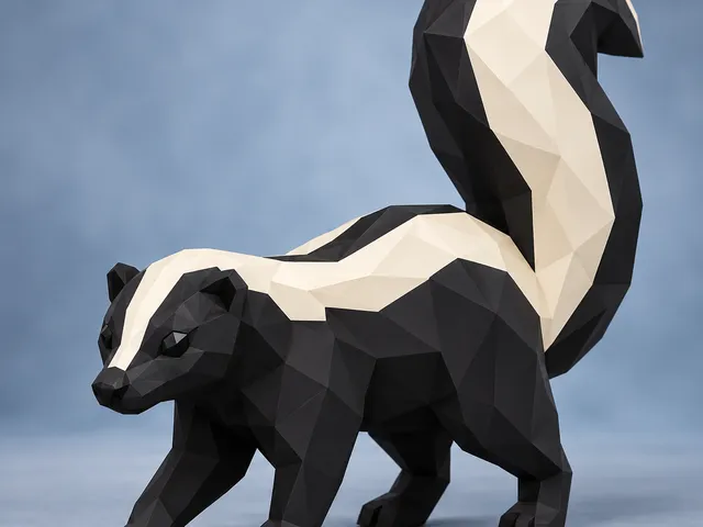 Low Poly Skunk