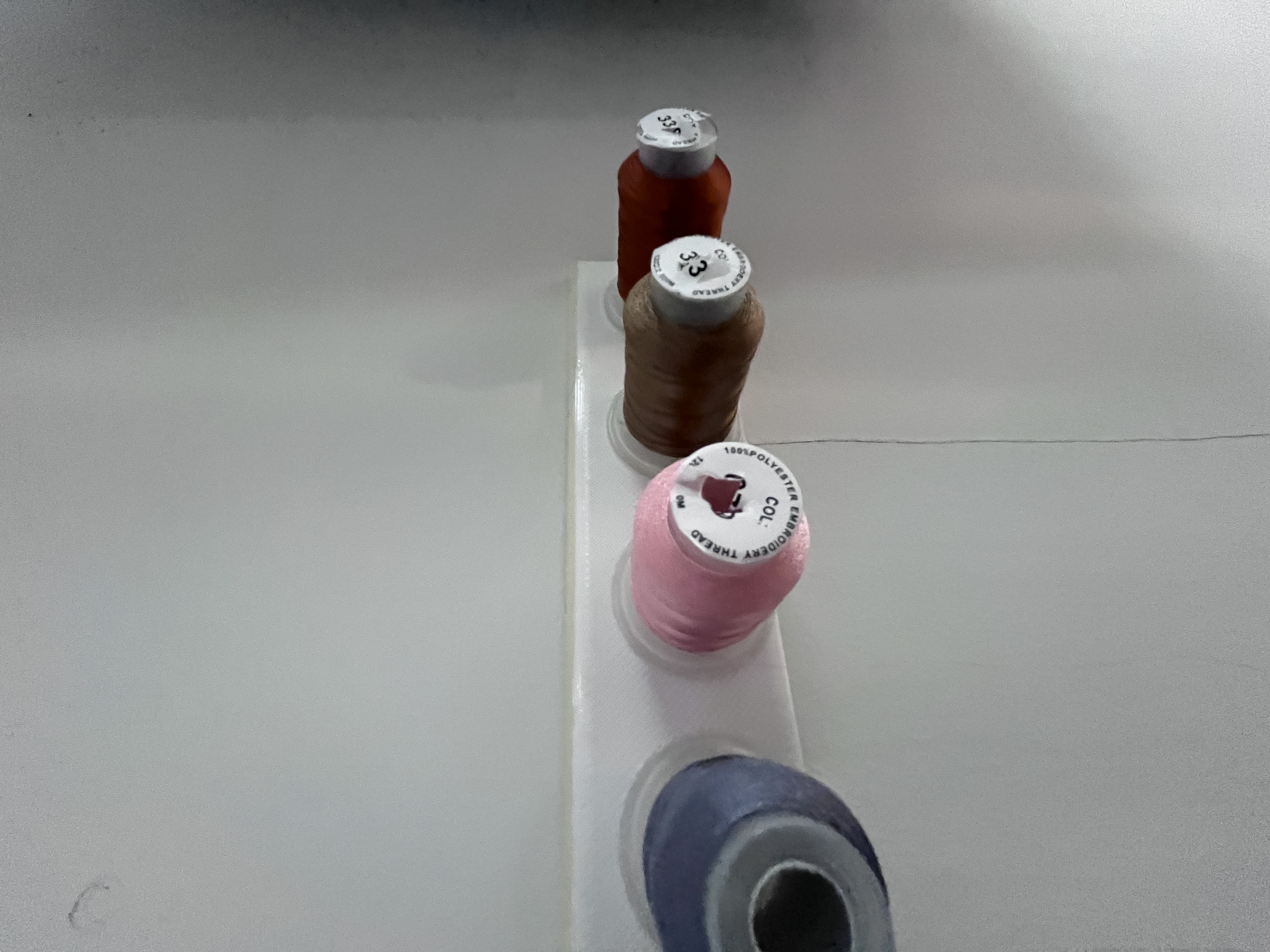 Spool holder for sewing thread