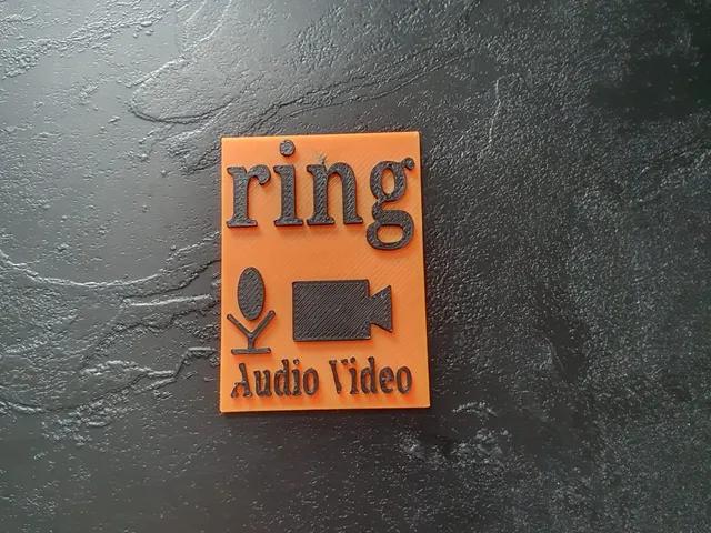 warning sign for ring