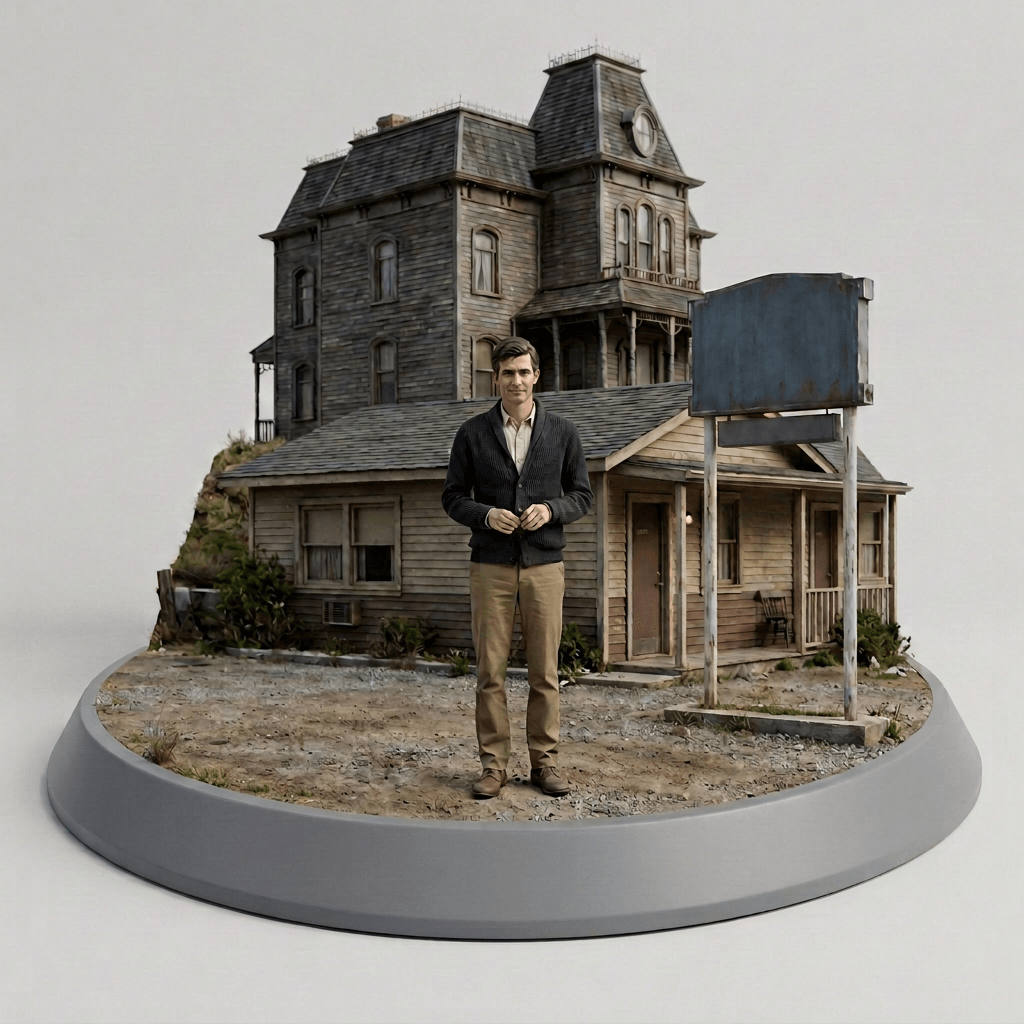 Psycho - Norman Bates Motel Scene - 1960