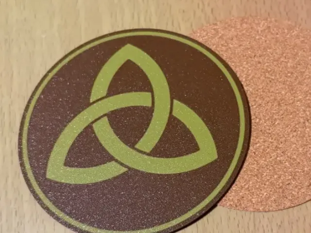 Irish Celtic Infinity Knot Coaster