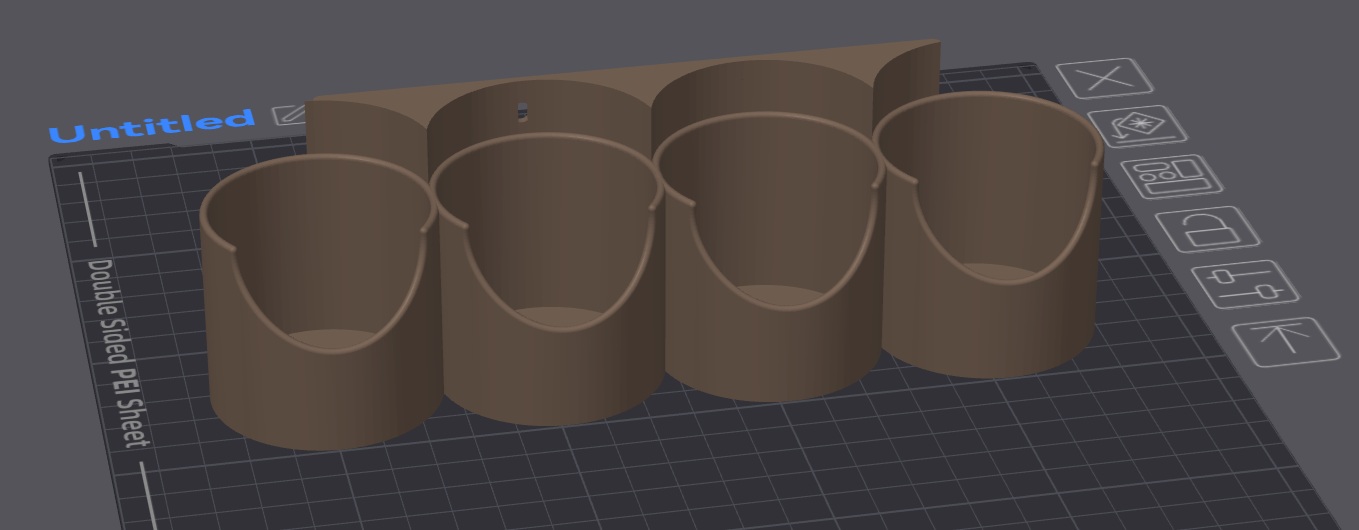 Large (80mm dia.) Spice Rack 3D model