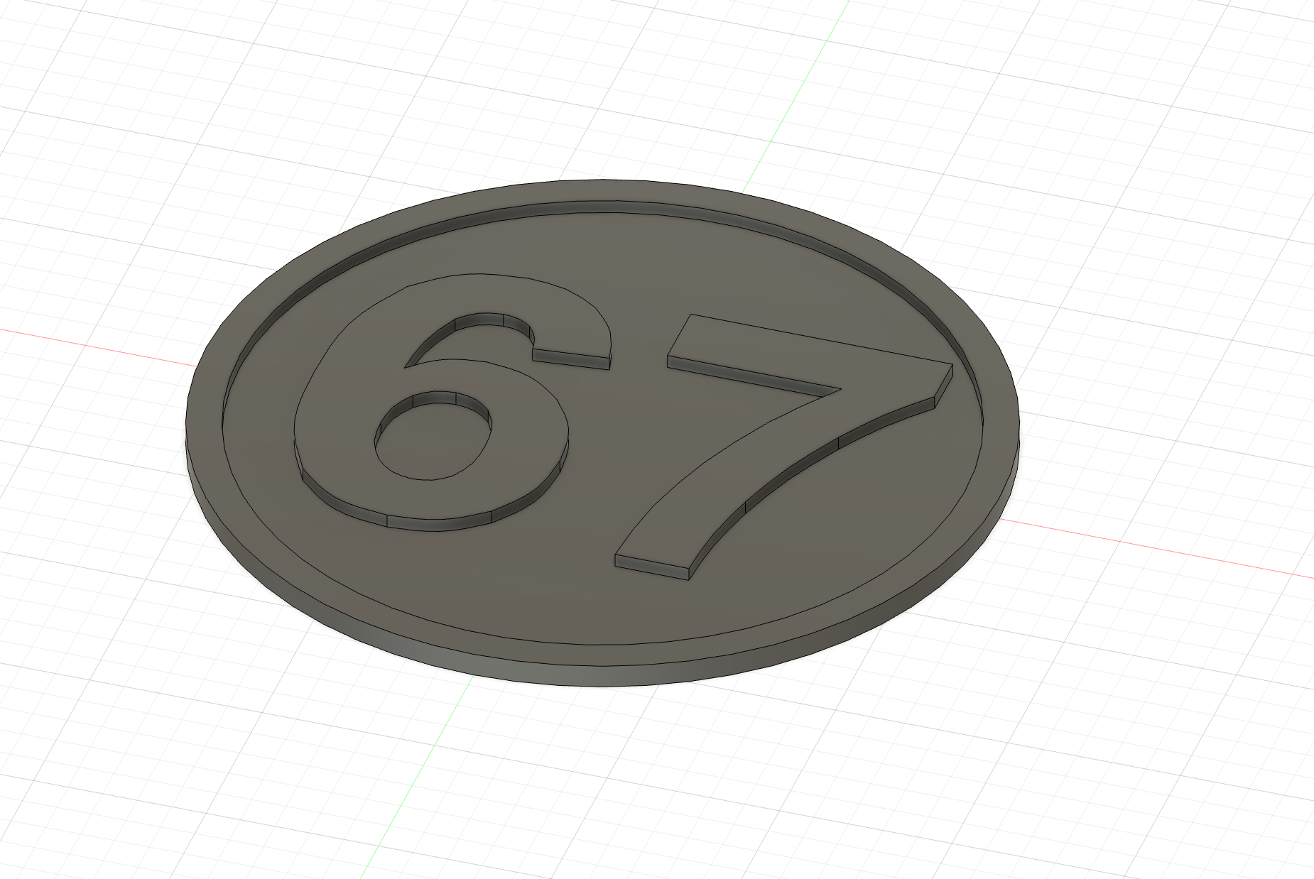 67 Coaster / 3 different sizes