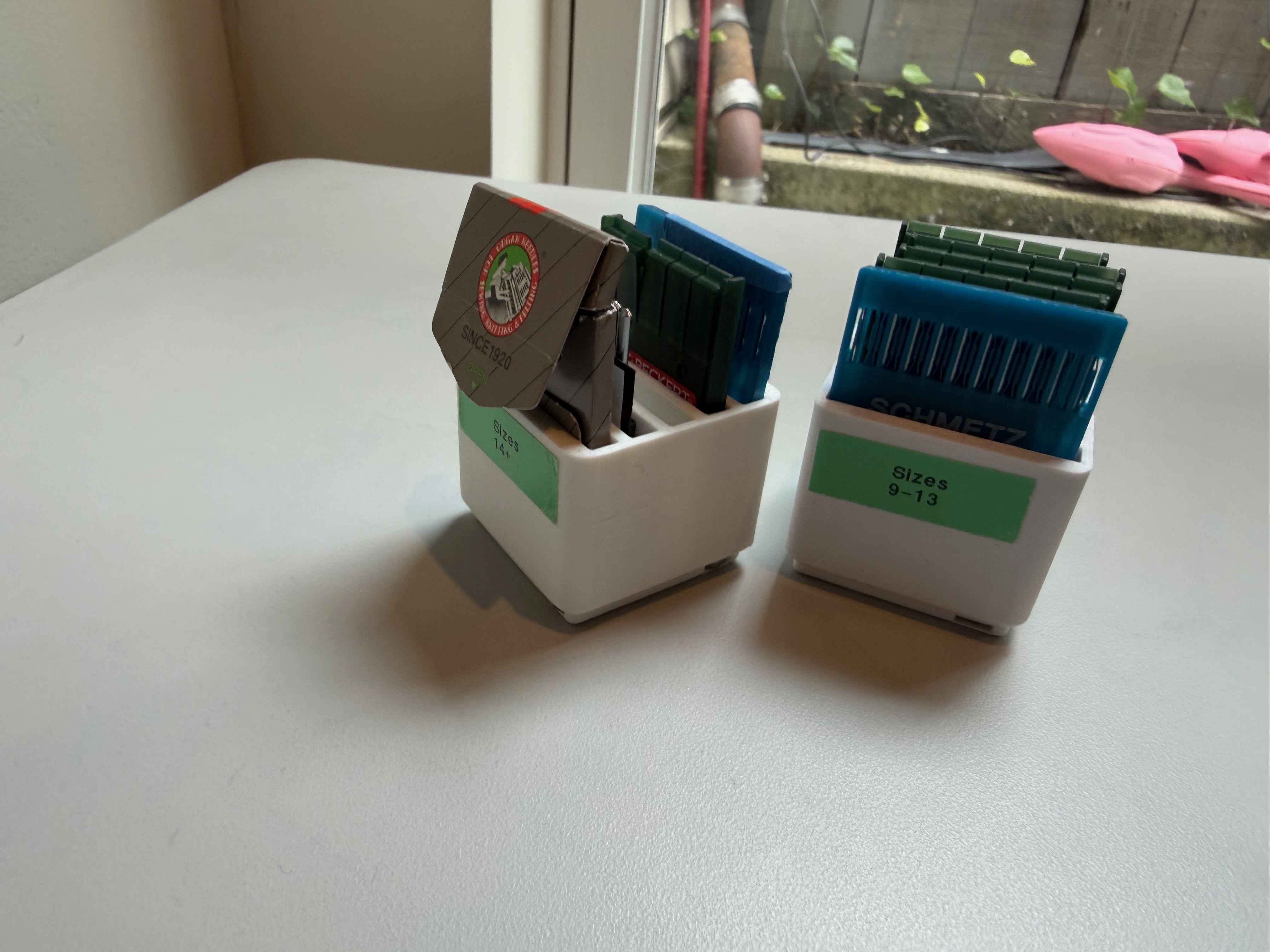 Gridfinity 1x1 industrial sewing needle organizer