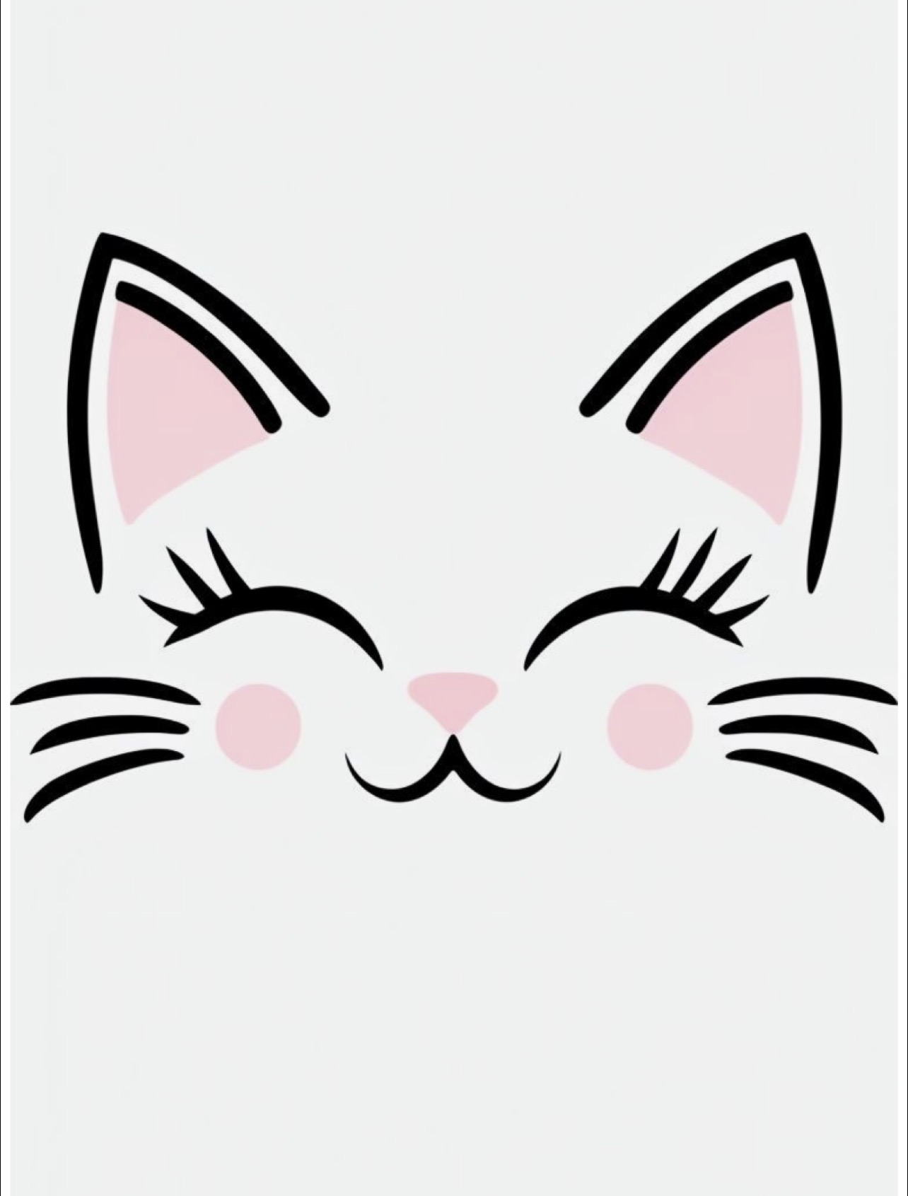 Cat face sketch