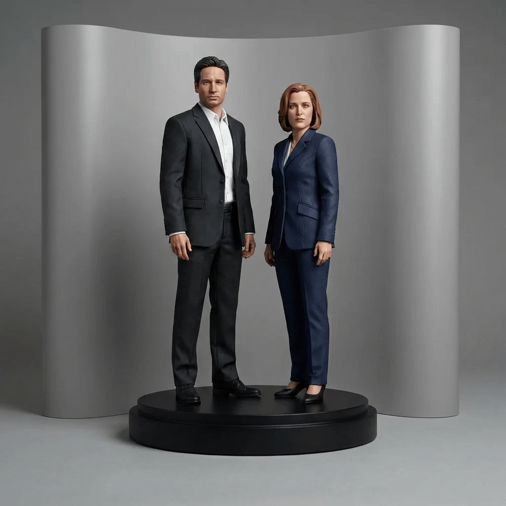 X Files - Mulder and Scully - 1993
