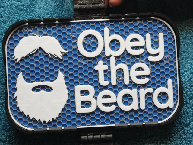 Obey the Beard sign