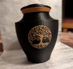 Urn with Customizable Text