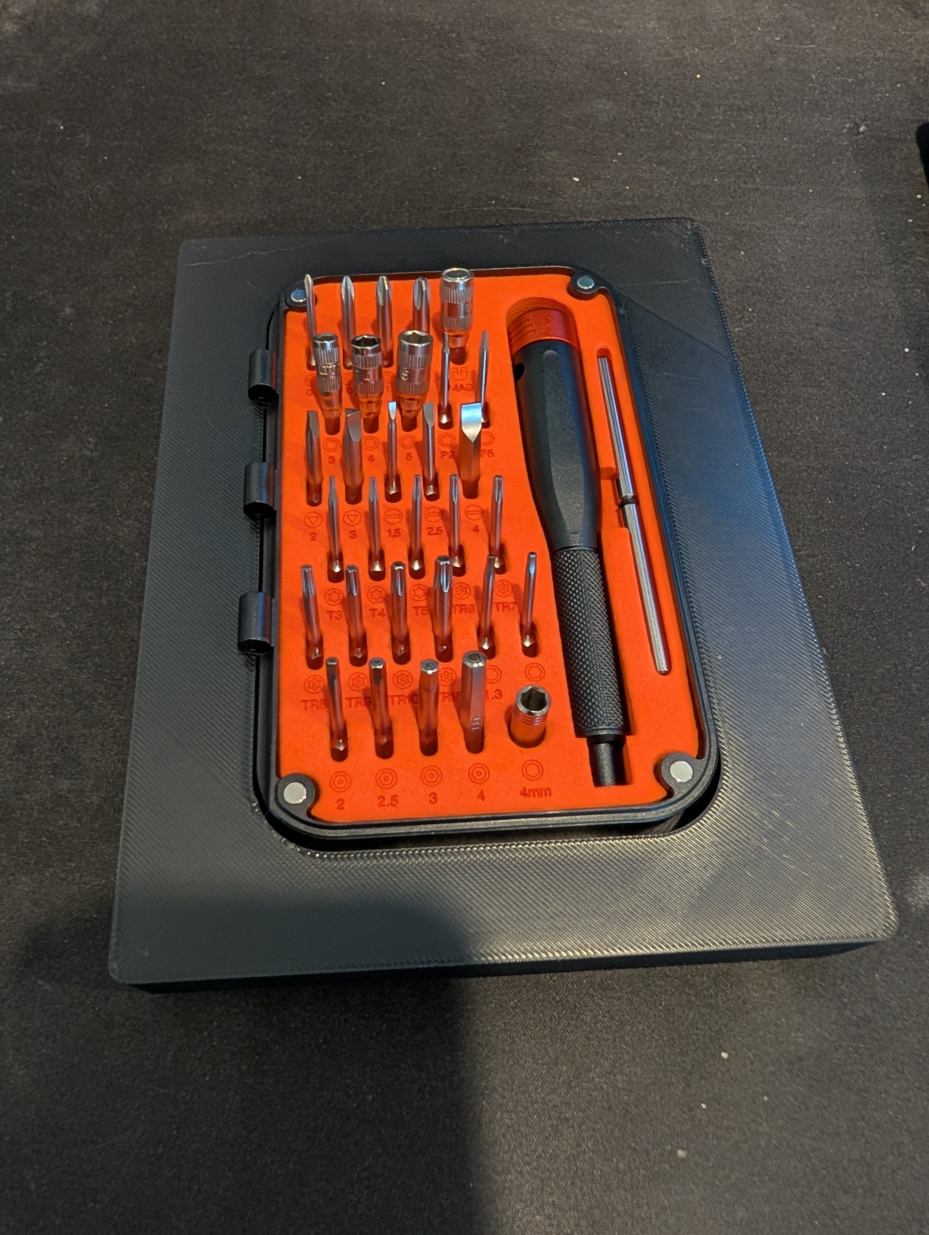 LTT Precision Screwdriver Gridfinity (31 bit set)